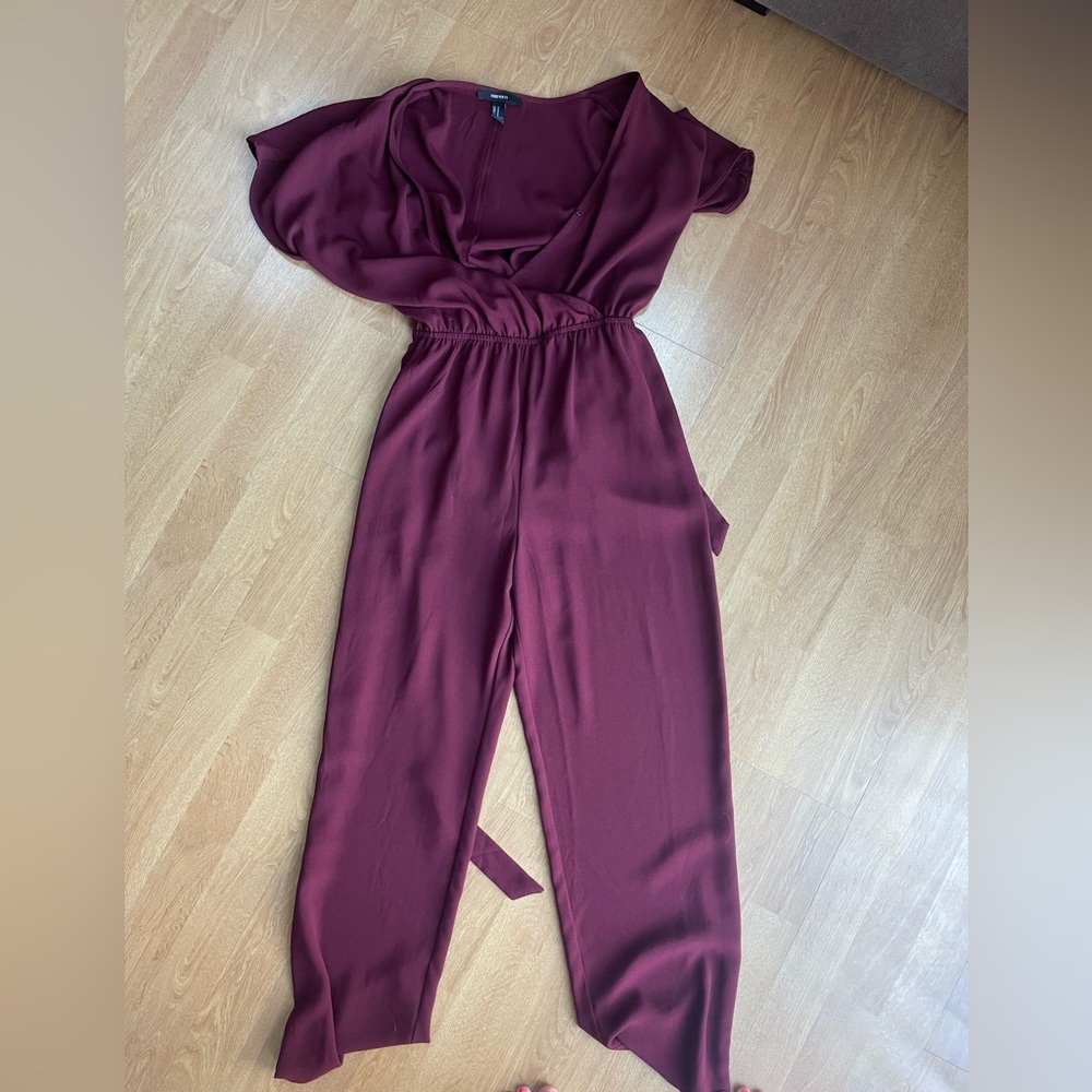 Maroon jumpsuit